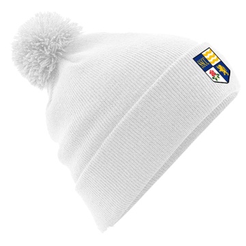 Original Pom Pom Beanie : White