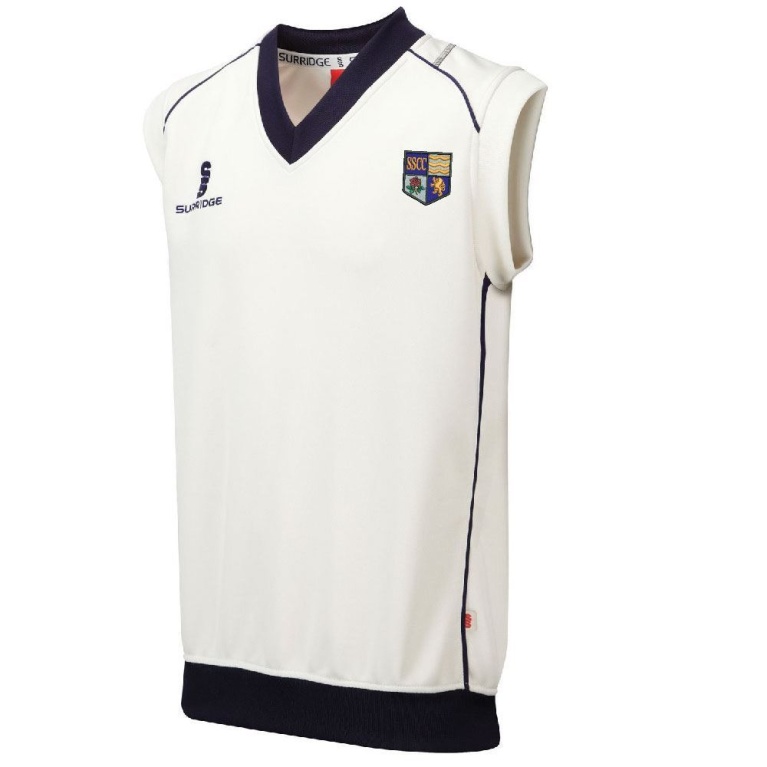 South Shore CC - Curve Sleeveless Cricket Sweater