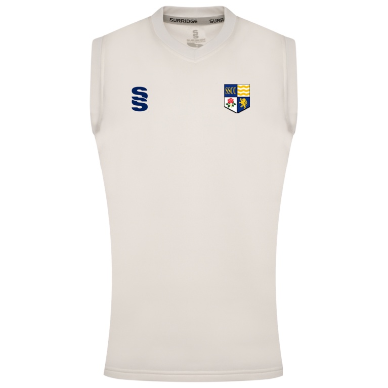 BLAST SLEEVELESS WOMENS SWEATER-Ivory